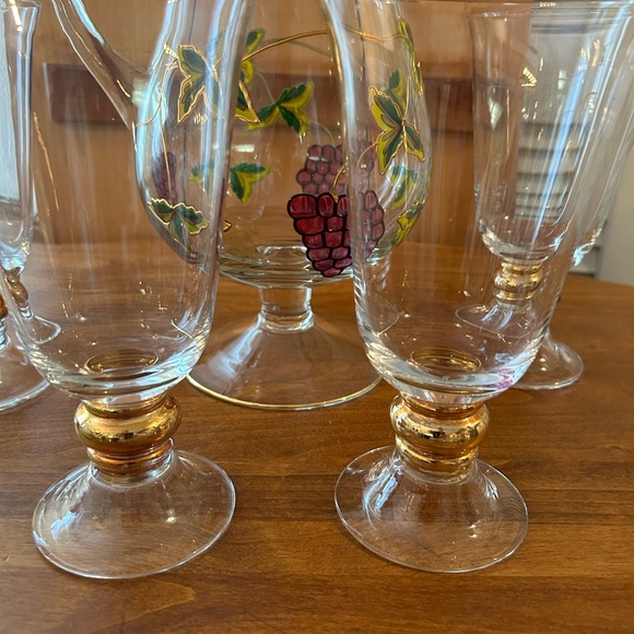 Set of 4 William Sonoma, large ice tea glasses. - Picture 9 of 10
